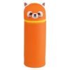 Estojo de silicone panda vermelho Adoramals