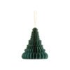 Árvore de Natal de papel honeycomb, 15cm