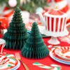Árvore de Natal de papel honeycomb, 15cm - Image 2