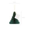 Árvore de Natal de papel honeycomb, 15cm - Image 4