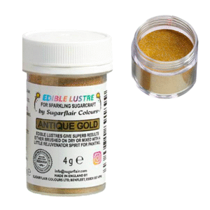 Glitter comestível Sugarflair Antique Gold 4g