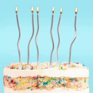velas torcidas prata