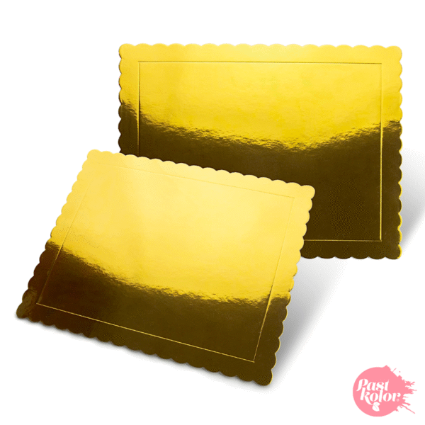 Base Retangular Dourada – 35x25 cm (3mm)