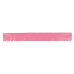 Grinalda Franja de Plástico Rosa – 25m