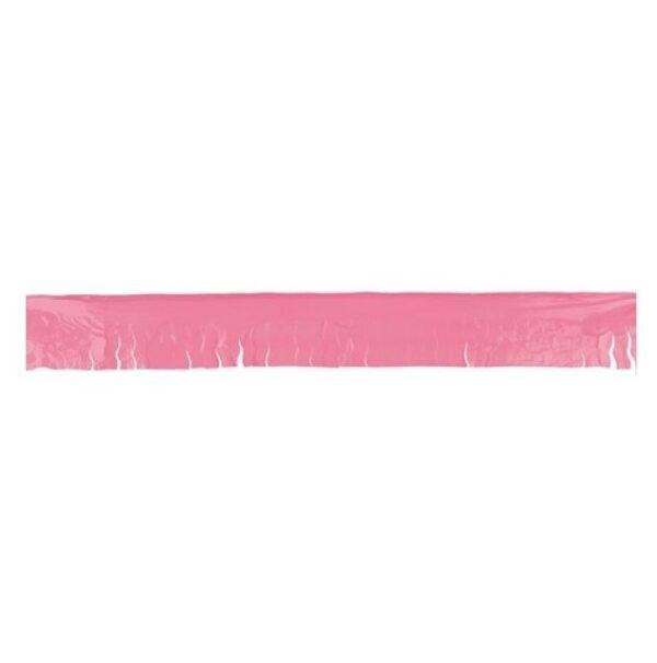 Grinalda Franja de Plástico Rosa – 25m
