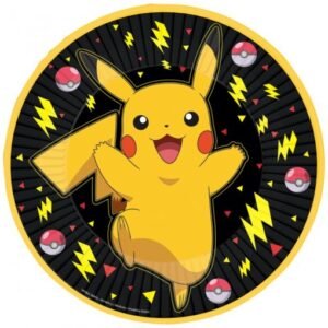 8 Pratos 23cm Pikachu – Pokémon