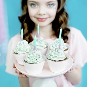 Velas de Aniversário Ombre 6cm (20 unid.)