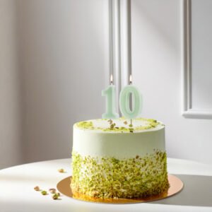 vela aniversário verde