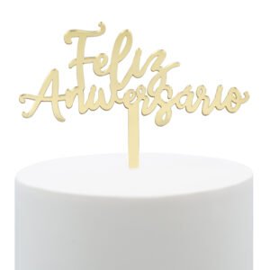 topper feliz aniversário
