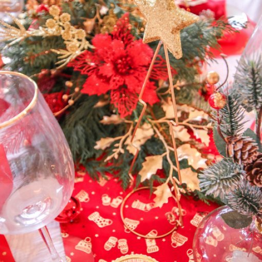 Árvore de Natal em Metal Dourado ✨ com Estrela – 21,5cm - Image 2