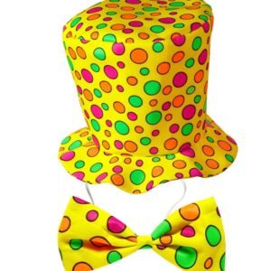 chapéu laço palhaço