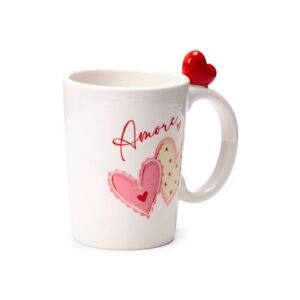 caneca coração amor