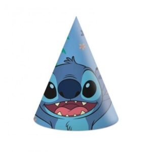chapéu de festa Stitch azul para aniversário infantil