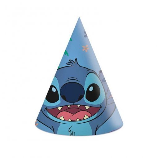 chapéu de festa Stitch azul para aniversário infantil