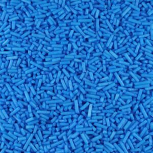 Granulados de açúcar azul para decoração de bolos e cupcakes 250g