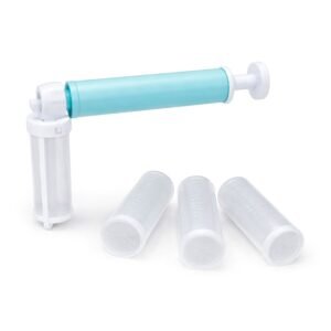 Aerógrafo manual com 4 depósitos para decoração de bolos e pastelaria