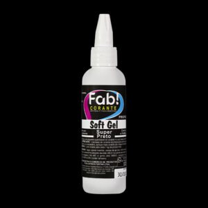 Corante alimentar Fab! Soft Gel Super Preto 60g.