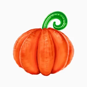 Balão 3D em forma de abóbora laranja para decoração de Halloween