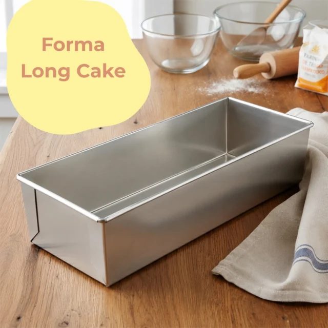 Os Long Cakes vieram para ficar 👀🎂

E para conseguir aquele formato tão característico, a forma certa faz toda a diferença. ✨

Esta é a nossa Forma Long Cake 30 × 15 × 10 cm.

Existem vários tamanhos disponíveis — se tens outro tamanho em mente, fala connosco e mostramos-te as opções. 🤍